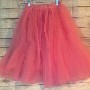 WDPL Women's A Line Short Knee Length Tutu Tulle Prom Party Skirt